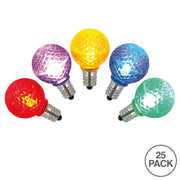 Vickerman XLEDG30-25 G30 LED Multicolored Replacement Bulb Package Of 25