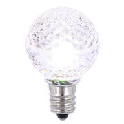 Vickerman XLEDG3P-25 G30 LED Purewht Bulb E12 Nickel Base.45W Package Of 25