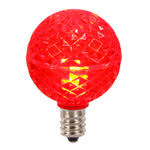 Vickerman XLEDG43-25 G40 LED Red Replacement Bulb Package Of 25