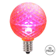 Vickerman XLEDG49-25 G40 LED Pink Replacement Bulb Package Of 25