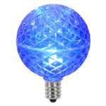 Vickerman XLEDG62-25 G50 LED Blue Replacement Bulb E17/C9 Nickel Base .45W Package Of 25