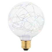Vickerman XLEDG95RGB 25Lt Rgb Plastic G95 Fairy Lt Bulb E26 Brass Base 1Watt