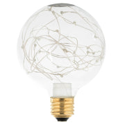 Vickerman XLEDG95RGB 25Lt Rgb Plastic G95 Fairy Lt Bulb E26 Brass Base 1Watt