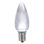 Vickerman XLEDSC95T-25 C9 Ceramic LED Cool White Twinkle Bulb  Nickel Base  130V .96 Watts 25 Bulbs Per Pack
