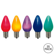 Vickerman XLEDSC70-25 C7 Ceramic LED Multi Bulb Nickel Base .96 Watts 25 Bulbs Per Pack.