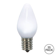 Vickerman XLEDSC7P-25 C7 Ceramic LED Pure White Bulb Package Of 25