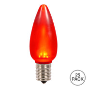 Vickerman XLEDSC93T-25 C9 Ceramic LED Red Twinkle Bulb Package Of 25