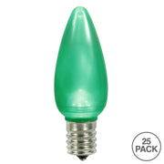 Vickerman XLEDSC94-25 C9 Ceramic LED Green Bulb Package Of 25