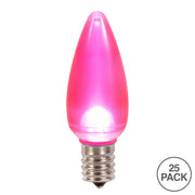 Vickerman XLEDSC99-25 C9 Ceramic LED Pink Bulb Package Of 25