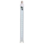 Vickerman XS12C99 5 Pack Of 12" Pure White LED Snowfall Tube Bulb C9-E17 Nickel Base