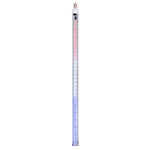 Vickerman XS24C121 5 Pack Of 24" Red-White-Blue LED Snowfall Tube Bulb C9-E17 Nickel Base.