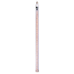 Vickerman XS24C98 5 Pack Of 24" Orange LED Snowfall Tube Bulb C9-E17 Nickel Base.