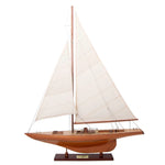 Columbia Sailboat Model – 31" – America’s Cup Wooden Yacht Replica By Old Modern Handicrafts