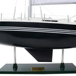 Victory Yacht Painted Wooden Sailboat Model – Elegant 29 Inch Display