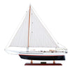Skipjack Painted Wooden Sailboat Model L80 – Handcrafted 29 Inch Display