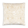 Ivory And Gold Velvet Pillow