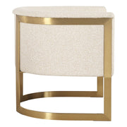 Glamorous Accent Chair – Plush Barrel Shape for Elegant Interiors