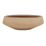 Earthenware Bowl – 6.75"H Putty Textured Indoor Outdoor Decorative Bowl by Uttermost