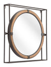 Capell Mirror by Zuo Modern – 21.7" Vertical Antique Gray Wall Mirror
