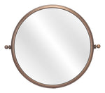 Zuo Modern Rand Mirror Bronze – 20.3" H Industrial Vertical Wall Mirror