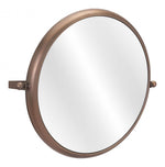Zuo Modern Vertical Mirror with Bronze Frame – Decorative Wall Accent