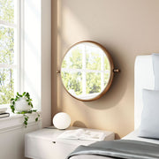 Zuo Modern Rand Bronze Wall Mirror – Industrial Mid-Century Vertical Design