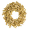 Vickerman A147731LED 30" Gold and Silver Tinsel Artificial Christmas Wreath Warm White Dura-lit LED Lights