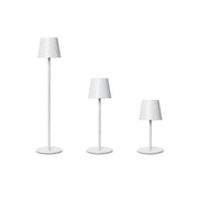 Wireless LED Table Lamp Iron Construction 22 Inch Adjustable Height Light by [Brand]