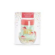 Wine Glass Gift Set With Socks for Women 5.5 Inch Glass H