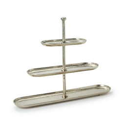 Silver Aluminum Entertaining Server