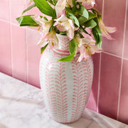 Pink Hand Painted Vase Collection