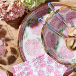 Pink Hydrangea Round Tabletop