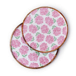 Round Mango Wood Tray Set of 2 2 Inch Height f