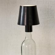 LED Accent Bottle Lamp – Black Rechargeable Lampshade – 3.5 Inch Dimmable Light – by [Brand]