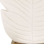 Botanical Accent Table Lamp in Matte White