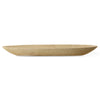 Uttermost 18163 Vessel Canoe-Shaped Decorative Bowl in Cast Ivory Stone Finish – 29" Long