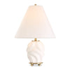 Bora accent lamp swirled ceramic