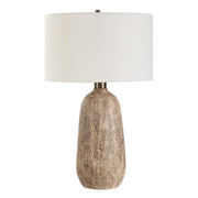 Transitional Textured Ceramic Lamp – Napier by Uttermost