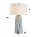 Elegant Light Blue Table Lamp 28.75