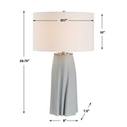 Elegant Light Blue Table Lamp 28.75