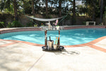 Wine Trolley – Lower Bottle Rack and Chrome Wheels – 27.375