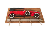 Old Modern Handicrafts 1934 Duesenberg Model J Wall Hangers – Handcrafted Iron Car Art on Wood, 16.5" Wide