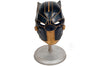 Black Panther Style Helmet – 13" Handmade Iron Collectible with Stand