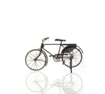 Vintage Safety Bicycle Model 5" H – Black Handmade Iron Decor By Old Modern Handicrafts