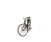 Handmade Vintage Bicycle Model – Black Iron Frame with Stand – 5 Inches High