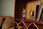 8.5-Inch Hourglass – Brass with Two-Tone Antique Look – Decorative Accent