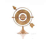 Brass Armillary Sphere – 8.5 Inch – Spinning Globe with Zodiac Symbols By Old Modern Handicrafts