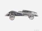 Metal Model Car 3" – Nickel-Plated Finish – Collectible Desk Ornament By Old Modern Handicrafts