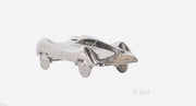 Hand-Cast Aluminum Car – Collectible Display – Desk or Shelf Accent