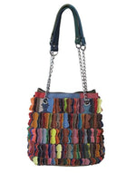 Amerileather Papillon Leather Shoulder Bag – Top Grain Lambskin with Butterfly Silhouette and Elegant Day-to-Night Design